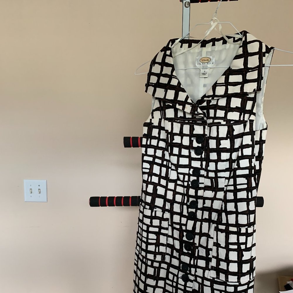 Talbots, size 4p Dress, Beige and Brown